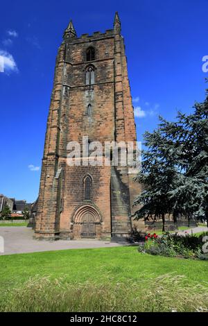 St Giles Church, Newcastle-under-Lyme, Staffordshire, England, Großbritannien Stockfoto