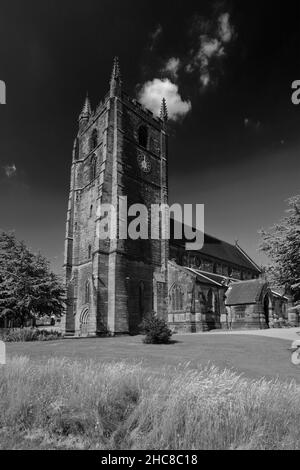 St Giles Church, Newcastle-under-Lyme, Staffordshire, England, Großbritannien Stockfoto