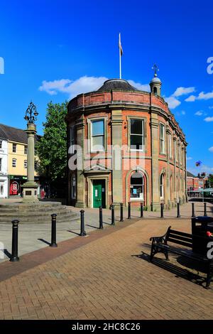 The Guildhall Center, High Street, Newcastle-under-Lyme, Staffordshire, England, VEREINIGTES KÖNIGREICH Stockfoto