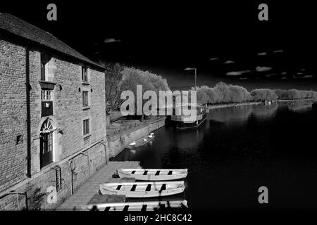 The Customs House, River Nene Embankment Gardens, Peterborough City, Cambridgeshire, England, Großbritannien Stockfoto