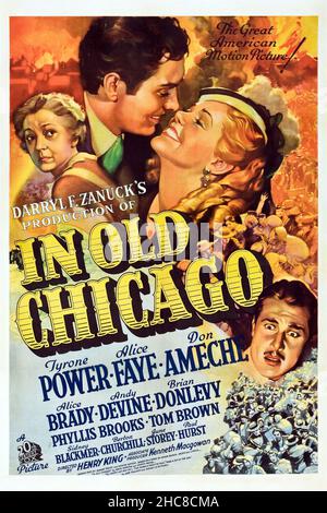 TYRONE POWER und ALICE IN IM ALTEN CHICAGO (1938), Regie Henry KING. Kredit: 20th CENTURY FOX / Album Stockfoto