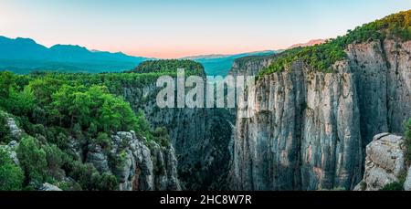 Toller Tazi Canyon (Bilgelik Vadisi) in Manavgat, Antalya, Türkei Stockfoto