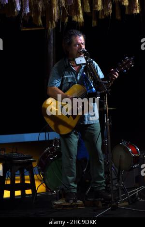 Alberto Sanna & Fry Monetti Live-Konzert in Sardinien, 2015 © Fausto Marci Stockfoto