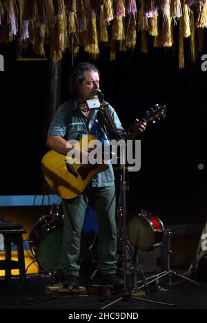 Alberto Sanna & Fry Monetti Live-Konzert in Sardinien, 2015 © Fausto Marci Stockfoto