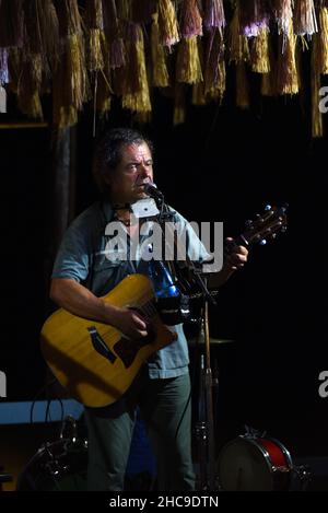 Alberto Sanna & Fry Monetti Live-Konzert in Sardinien, 2015 © Fausto Marci Stockfoto