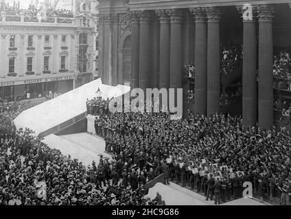 Krönung von Edward VII. In der St. Paul's Cathedral, London, 1902 Stockfoto