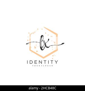 LX Handschrift Logo Vektor Kunst der ersten Unterschrift, Hochzeit, Mode, jewerly, Boutique, Blumen und botanische mit kreativer Vorlage für jedes Unternehmen Stock Vektor