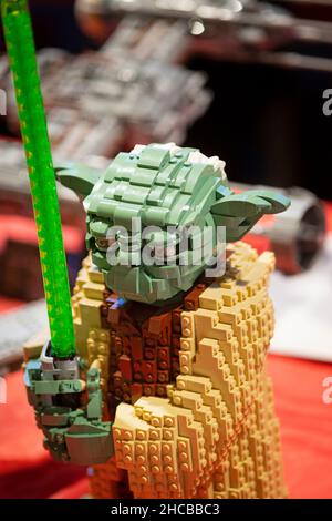 LEGO Star Wars Yoda Master Jedi Stockfoto