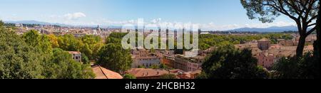 Rom - das Panorama der Stadt. Stockfoto