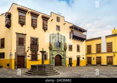 Haus von Columbus Museum in Las Palmas de Gran Canaria, Kanarische Inseln, Spanien Stockfoto