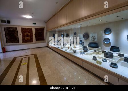 Das Ethnographische Museum ist ein Museum, in dem Beispiele türkischer Kunst aus der Seldschuken-Zeit bis in unsere Zeit ausgestellt werden. Stockfoto