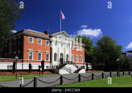 The Golden Gates, Town Hall and Gardens, Warrington Town, Keshire, England, Großbritannien Stockfoto
