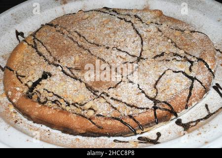 Reichhaltige und nahrhafte Desserts, einzigartige Gerichte. Stockfoto