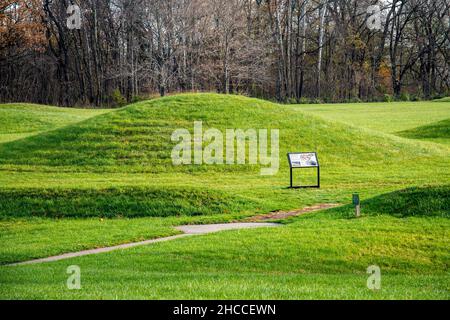 Hopewell Culture NHP, Mound City Group Stockfoto