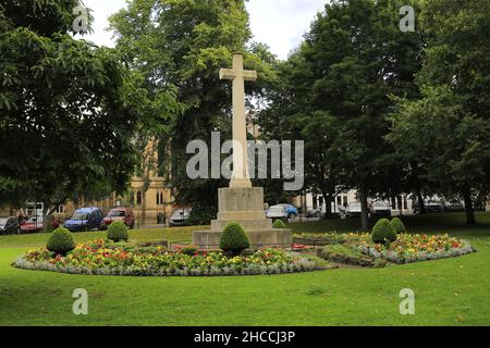 Das war Memorial im Hexham Park, Hexham Town, Northumberland, England Stockfoto