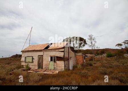 Verlassenes Haus im australischen Outback Stockfoto