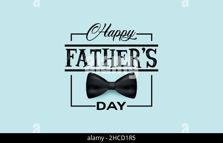 Happy Vatertag gruss Kalligraphie Karte. Vector Illustration. Stock Vektor