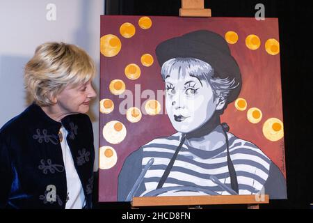 27. Dezember 2021, Roma, Italien: Milena Vukotic bei der Preisverleihung der zweiten Ausgabe des Giulietta Masina-Preises im Casa del Cinema in Rom (Bild: © Matteo Nardone/Pacific Press via ZUMA Press Wire) Stockfoto