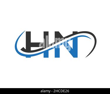 HN Letter Linked Business Logo. HN-Logo-Design. HN Logo Design für Finanz-, Entwicklungs-, Investitions-, Immobilien- und Managementunternehmen Vector Stock Vektor