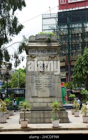 Sapper war Memorial auf der Brigade Road in Bangalore, Indien. Stockfoto