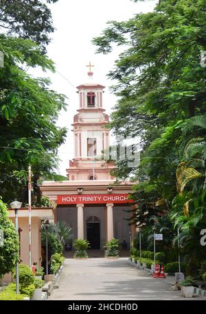 Kirche der Heiligen Dreifaltigkeit in Bangalore, Indien. Stockfoto