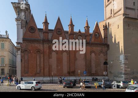 Piazza Sordello, Kirche San Pietro di Mantova, Mantua, Lombardei, Italien, Europa Stockfoto