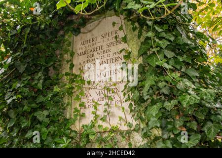 Albert Speer Grab in Heidelberg, Deutschland Stockfoto