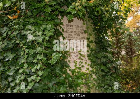 Albert Speer Grab in Heidelberg, Deutschland Stockfoto