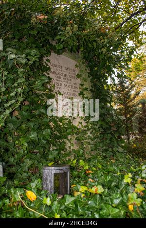 Albert Speer Grab in Heidelberg, Deutschland Stockfoto