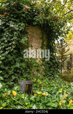 Albert Speer Grab in Heidelberg, Deutschland Stockfoto