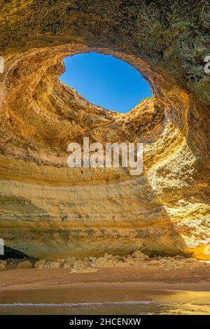 Benagil Cave algarve Portugal Stockfoto