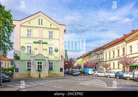 The Jicin Hotel in Jicin in Bohemian Paradise, Kralovehradecky kraj, Tschechische Republik, 22. April 2014. Stockfoto