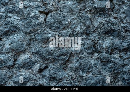 Hintergrund, Textur - rauer grauer Stein uralte Wand Stockfoto