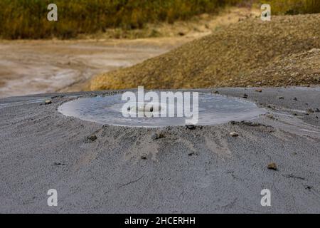 Die Schlammvulkane von Berca in Rumänien Stockfoto