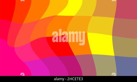 Abstrakter Hintergrund mit bunten Rechtecken, Verlaufshintergrund mit modernem geometrischen dynamischen Bewegungsstil geeignet für Wallpaper, Banner Stock Vektor