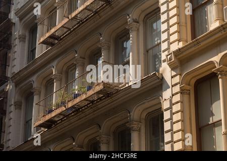New York, NY, USA : Cast Iron architecture in SOHO. Stockfoto