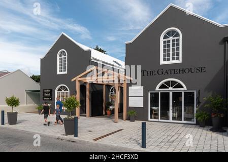 The Gatehouse, Hermanus, Overberg, Western Cape Province, Südafrika, 28. Dezember 2021. Stockfoto