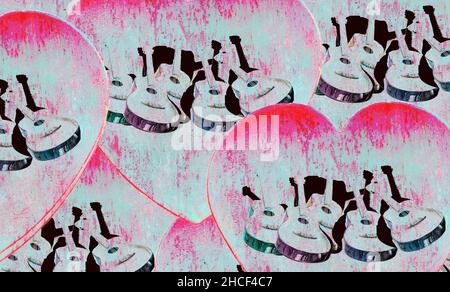 All die Liebe zur Musik Stockfoto