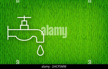 Symbol Kranlinie. Bau-und Hausreparaturwerkzeuge, Gebäude. Arbeitssicherheit. Vektorgrafik. Stock Vektor