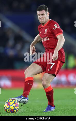 Leicester, England, 28th. Dezember 2021. James Milner von Liverpool während des Premier League-Spiels im King Power Stadium, Leicester. Bildnachweis sollte lauten: Darren Staples / Sportimage Credit: Sportimage/Alamy Live News Stockfoto