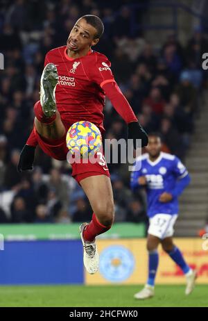 Leicester, England, 28th. Dezember 2021. Joel Matip von Liverpool während des Spiels der Premier League im King Power Stadium, Leicester. Bildnachweis sollte lauten: Darren Staples / Sportimage Credit: Sportimage/Alamy Live News Stockfoto