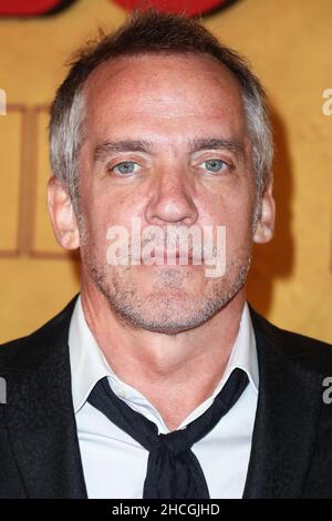 (DATEI) Jean-Marc Vallee tot um 58 Uhr. WEST HOLLYWOOD, LOS ANGELES, KALIFORNIEN, USA - SEPTEMBER 17: Der kanadische Filmemacher Jean-Marc Vallee (Jean-Marc Vallée), Gewinner der jährlichen Primetime Emmy Awards 69th herausragende Regie für eine Limited Series, Film, Oder die dramatische Sonderauszeichnung für „Big Little Lies“ kommt bei der HBO Emmy Awards After Party 2017 an, die am 17. September 2017 im Plaza im Pacific Design Center in West Hollywood, Los Angeles, Kalifornien, USA, stattfand. (Foto von Xavier Collin/Image Press Agency/Sipa USA) Stockfoto