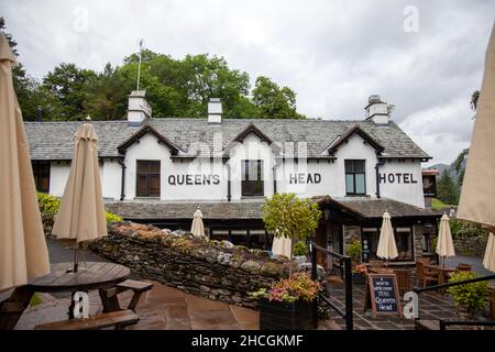 Queens Head Hotel in Troutbeck, Lake District - England Stockfoto