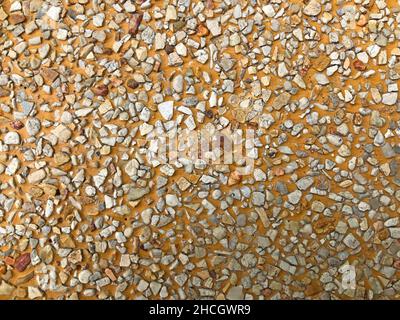 Kieselsteine Boden Textur Hintergrund Stockfoto