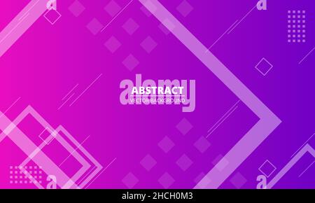 Geometrische bunte abstrakte Hintergrund. Rosa und violette Farbverlauf Hintergrunddesign. Stock Vektor