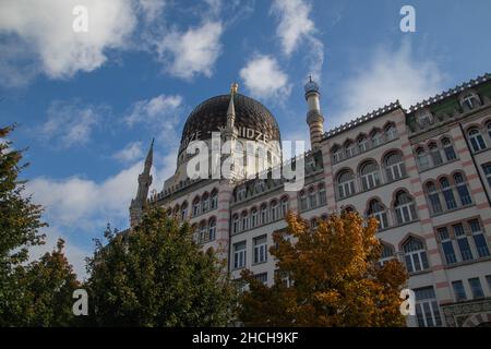 Dresden Altstadt historische Gebäude, Yenidze Stockfoto