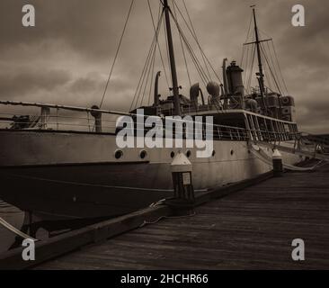 S. S. Acadia National Historic Site of Canada Stockfoto