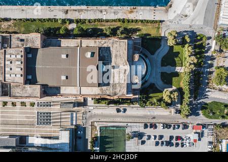 Thessaloniki Oper von oben. Stockfoto