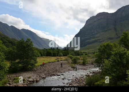 Glen Coe, Highlands, Schottland, UK Stockfoto