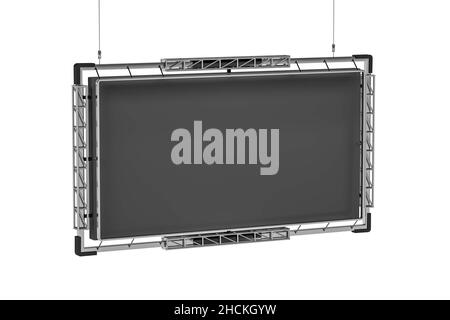 Videoplatine auf weißem Hintergrund isoliert - 3D Render Stockfoto